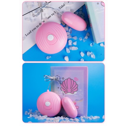 MZ小贝壳遥控跳蛋/粉色电池款/超静音可出街/MZ small shell remote control vibrating egg/pink battery type/ultra-quiet can be out of the street/936