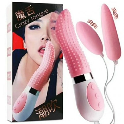 魔舌双跳蛋组合充电款Magic tongue double vibrating egg combination charging 魔舌双跳蛋组合充电款Magic tongue double vibrating egg combination charging