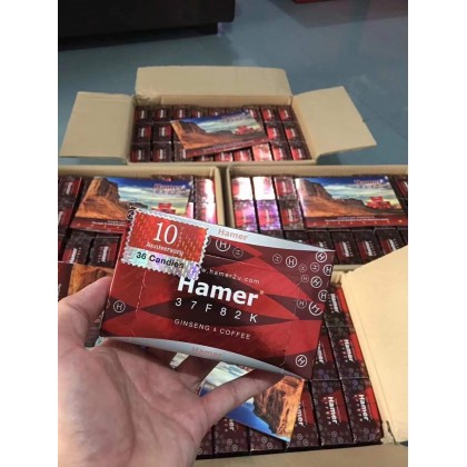 HAMER GINSENG CANDY (1 BOX 30+6PCS) 悍马人生精力糖