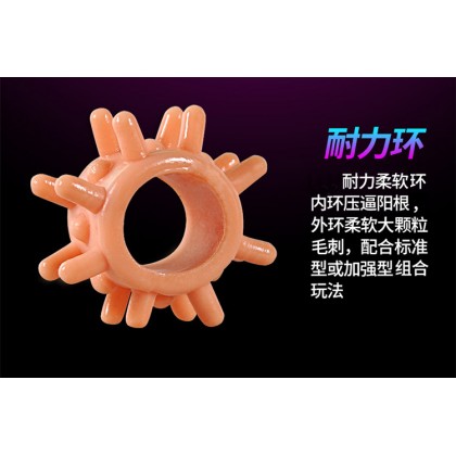 [久兴龟头耐力男用环3件套]物理延时更硬更持久/花样玩法/多重搭配/252