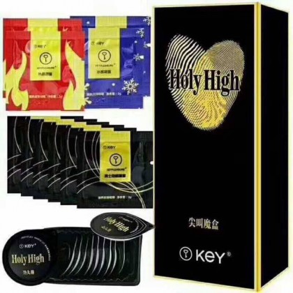Key 尖叫魔盒破尿酸避孕套 (10片)