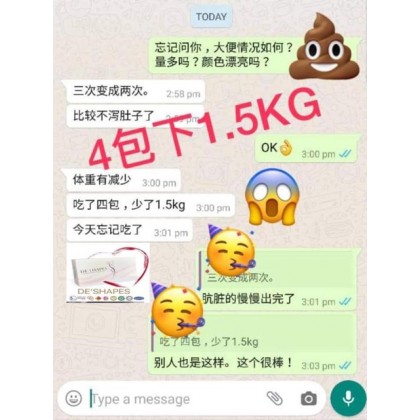 De’Shapes Probiotics Enzyme Detox Slim Beauty GMI 益生菌 酵素 排毒 塑身 瘦身 养颜 (20 sachets/Box)