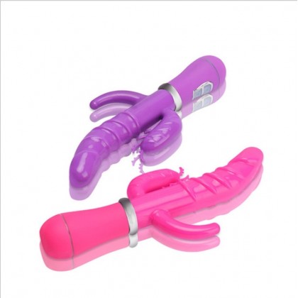 双头刺激震动棒充电款Double-headed stimulation vibrator rechargeable-q