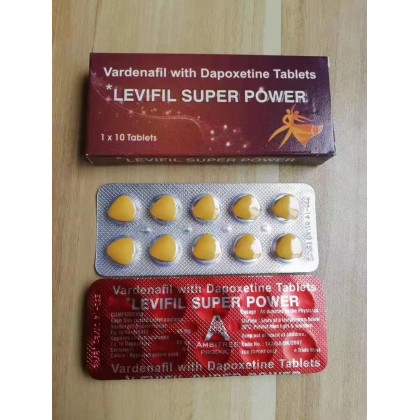 超级艾力达双效片 強效版印度偉哥 Levifil Super Power 艾力達雙效片 每盒10粒